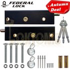 Federal Enfield Genuine Original Garage Door Bolts Lock One Pair Mk9 New 2024