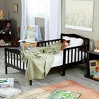 Baby Toddler Bed Kids Children Wood Bedroom Furniture With Safety Rail