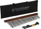 Treeworks Tre35kit Chimes Combo Kit - 35-bar Single Row With Mount And Bag