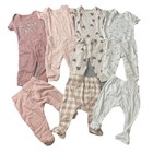Baby Girl Clothing Bundle Lot Of Sets 0-6months Carters  honest Baby Etc