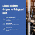 O - Silicone Lubricant - Waterproof Silicone   Rubber Seal Grease - Heat Stable