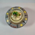 Vtg Rare Six Flags 1997 Marvin The Martian Ufo Snow Globe Looney Tunes