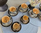 Vtg  Nippon Japanese Dragon Moriage Handpainted  19 Piece Tea Set