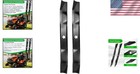 Superior Mulching Mower Blade For 42   Deck  Fits Craftsman   Husqvarna - 2 Pack