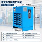 Hpdmc 35cfm 110v 0 58 Kw Refrigerated Compressed Air Dryer With R134a Cooling