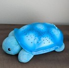 Cloud B Classic Twilight Blue Turtle Night Light Colorful Stars Plush Tested