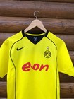 Borussia Dortmund Home Football Shirt 2004 Soccer Nike Jersey Mens Trikot Size S