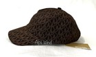 Nwt Michael Kors Mk Logo Signature Hat Brown Mk Logo Print Stretch