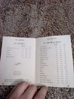 Rare Vintage 1940s  the Aragon  Ocean Park California Drink Cocktail Menu  