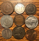 Us Coin Collection Lot 1864-1958 Actual Coins Obsolete Silver  Old Us Type  07