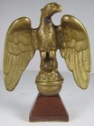 Eagle Old Brass Figural Finial Sm Decorative Arts Architectural Hardware Topper