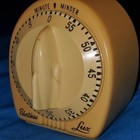Mcm Atomic Mid Century Modern Robertshaw Lux Butter Scotch Minute Timer Usa 