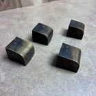 Set Of 4 Lg Stamped Brass Furniture Leg Toe Cap Duncan Phyfe Style Furniture