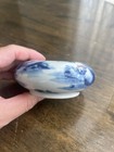 Old Chinese 18th-19th Century Blue And White Landscape Pattern Water Basin