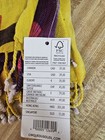 Nwt Cirque Du Soleil Luzia Scarf Yellow Mexico Waking Dream Tassels Souvenir New