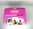 Fujifilm Instax Mini Se Instant Camera Bundle With Case Purple Lavender New