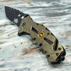 Razor Tactical 8  New Olive Tank Rescue Spring Assisted Pocket Knife Edc