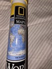 National Geographic World Map 43 1 2    X 30 1 4   