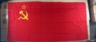 Vintage Soviet Ussr Russia Russian Flag Hammer And Sickle Design 30   x58    32c50