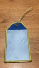 Continental Airlines Embroidered Luggage Tag Vintage