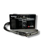 Vintage Konica Mg 35mm Point   Shoot Film Camera Battery Tested