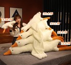 Srutirbo Giant Goose Stuffed Animal Plush Pillow White 37 5 Inch