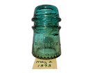 Hemingray Light Aqua Insulator May 2 1893 Made In Usa