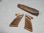 Custom Walnut Forearm   Grips Fits Crosman 1377 C  1322 P Pistol Checkered