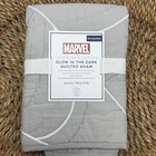 Pottery Barn Kids Marvel Spider-man Heroes Glow-in-the-dark Quilted Sham Stnd