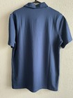 Nike Dri-fit Mens Navy Blue Standard Fit Golf Polo Shirt Large Rn56323