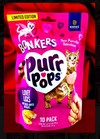 10pc Bonkers Purr Pops Chicken Lovey Licks-cat Treats Ltd Edition  1pk Of 10ct 