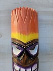 Tiki Mask 20  Wood Hawaiian Island Home Wall Decor Tribal African Polynesian