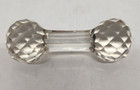Antique Carving Knife Rest  American Brilliant Period Cut Glass Faceted 3 25   