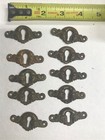 Rare 19th Century Period Fancy Victorian  Keyhole Escutcheon Spectacular  Each