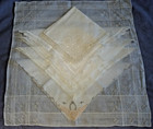 Antique Vintage Lot Of 17 Lace Embroidered Hankies Some Hand Made 2 Victorian
