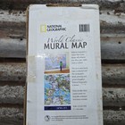 National Geographic Maps 2011 World Classic Map Mural 110x76 Nib