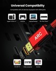 Silkland 4k Hdmi Arc Cable For Soundbar  60hz 2 0 6 6 Feet  Red