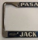 Rare Vintage Pasadena California License Plate Frame From Jack Wall Chevrolet