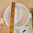 Arcopal Arcoflam White Ceramic Casserole Dish Glass Lid Detachable Handle