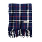Womens Winter Warm 100  Cashmere Plaid Scarf High Quality Scotland Made Scarves