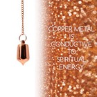 Copper Dowsing Pendulum Spiritual Meditation Chakra Divining Ghost Hunting