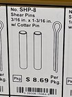      Lot Of 10 Vintage Frabill Shear Pin Kits  8 3 16 X 1-3 16 Factory Boat Parts
