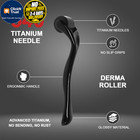 540 Titanium Derma Roller - Microneedle Micro Needle For Men And Black