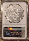 2017  p   1 Silver Eagle Ngc Ms70 Anna Escobedo Cabral Signature Philadelphia 