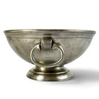 Match Pewter Footed Bowl Cosi Tabellini Italy Side Rings 5 5  Item A427 0