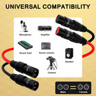 2-channel Xlr Snake Cables 6ft  2 Colored Xlr Male To Female Microphone Cable Wi