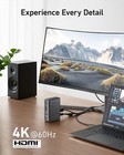 Anker  13-in-1 Usb-c Docking Station 85w Charging Triple Display   3ft 60w Cable