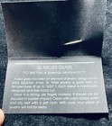 Q  Miller Glass Cowboy Brooch 3  Handmade Signed Western Art Montana