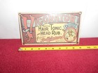 Vintage 9x5 In Vigorator Hair Tonic   Head Rub Adv  Sign  Metal Porcelain- Z 533