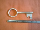 Vintage 1940s Napier  silverplate   Skeleton Key Shaped Corkscrew Bottle Opener